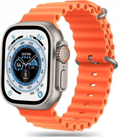 Rrip ore Tech-Protect Iconband Pro, për Apple Watch 42 44 45 49mm, portokalli