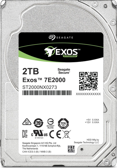 Hard disk Seagate Exos 7E2000, 2TB, 2.5", 7200rpm