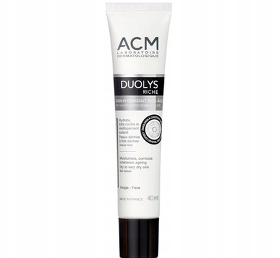 Krem fytyre ACM Duolys Riche, krem i trashë hidratues kundër rrudhave, 40 ml