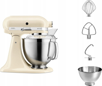 Mиксер планетарен KitchenAid 5KSM185PS, 300W, сад 2kg, црвен