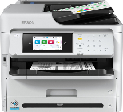 Pajisje multifunksionale Epson WF-M5899DWF, Inkjet mono, Wi-Fi, bardh e zi