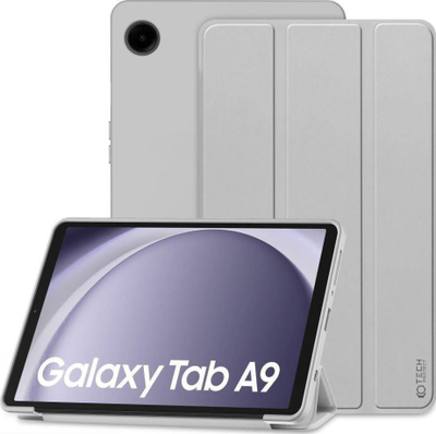 Mbulesë tablet Tech-Protect SmartCase për Samsung Galaxy Tab A9 8.7", palosëse, gri