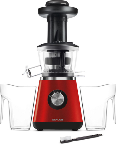 Shtrydhëse frutash Sencor SSJ 4042RD, 0.8L, e zezë/e kuqe