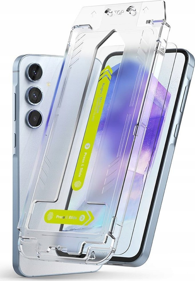 Mbrojtëse ekrani xham i temperu Ringke Easy Slide, 2 copë, Galaxy A55 5G, transparente