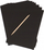 Set gërvishtëse Incood Rainbow Scratch Art, A5, 8 fletë, i zi