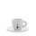 Filxhan espresso Bialetti Y0TZ097, 80ml, porcelan, i bardhë