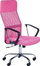 Karrige zyre Design Office Chair, ergonomike, me rrota, rozë