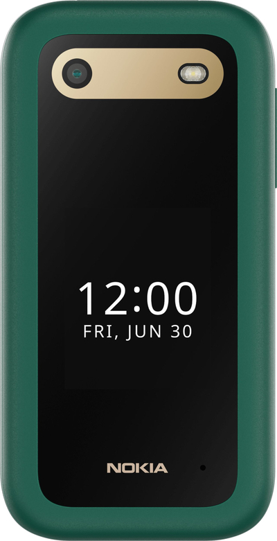 Telefoni Nokia 2660 Flip, 4G, Dual SIM, jeshile