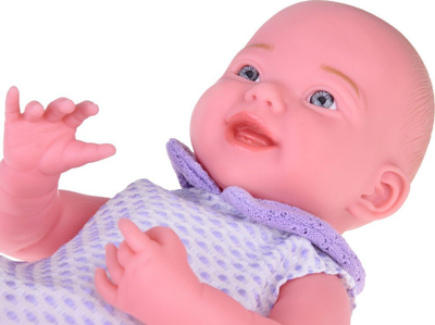 Kukull Yokomisiad Smiling Baby Doll ZA5321, 40cm, me jumpser vjollcë