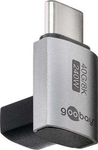 Adapter USB Goobay 74444, USB C në USB C, 240W, argjendtë
