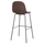 Stol bari Vincent 47x46x104Hcm (HM8579.23), kaftë/ zezë