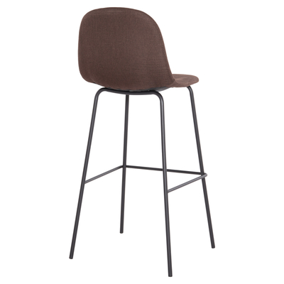 Stol bari Vincent 47x46x104Hcm (HM8579.23), kaftë/ zezë