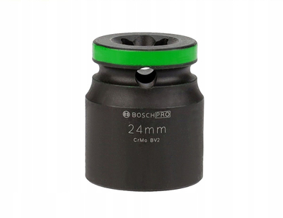 Çelës soket Bosch Pro Impact 2608003054, 24mm, i zi
