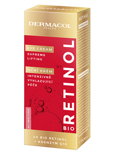 Krem për sy me retinol Dermacol, 15 ml