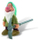 Figurinë Bullyland Disney Borëbardha Hoe Dwarf, plastike, shumëngjyrëshe