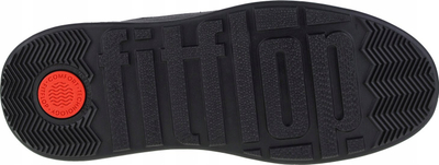 Këpucë për femra FitFlop F Mode FH4 090, lëkurë natyrale, me shollë gome, të zeza