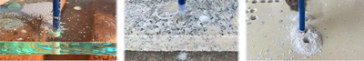 Freza diamant për pllaka GEKO G65155, 55 mm, fije M14