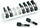 Set bitash Torx Bosch 260925C149, 8 copë, Impact Control