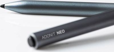 Stylus për iPad Adonit Neo, magnetik, palm rejection, gri e çelët