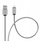 Kabllo USB Forcell F ENERGY C236, USB A me Lightning, 2m, 12W, ngjyrë argjendtë