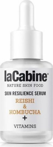 Serum fytyre laCabine Nature Skin Food Skin Resilience, me Reishi dhe Kombucha, 30 ml, i bardhë