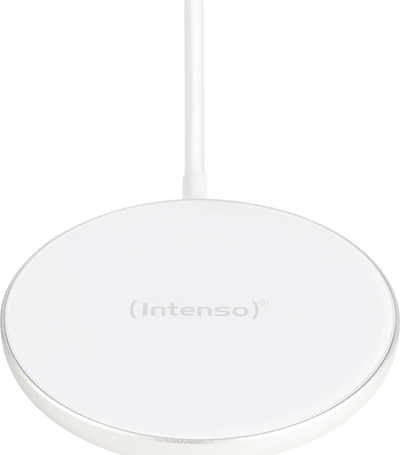 Karikues wireless me magnet Intenso MW1, 15W, USB C, i bardhë