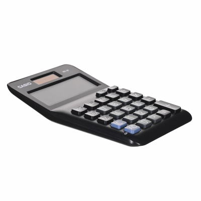 Kalkulator tavoline Casio MS-8F, 8 shifra, TVSH dhe valuta, i zi