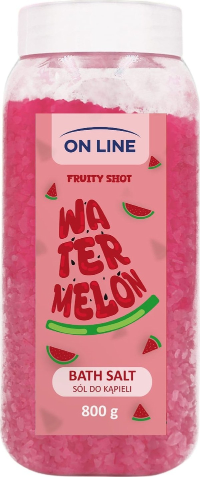 Kripë banje On Line Fruity Shot Watermelon, 800g, me erë shalqi