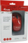 Mouse pa tela Equip Comfort, optik, ergonomik, i kuq