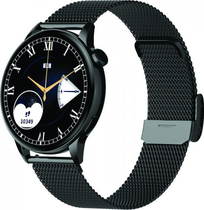 Паметен часовник MaxCom Fit FW58 Vanad Pro, Блутут, следење на срцев ритам, црн