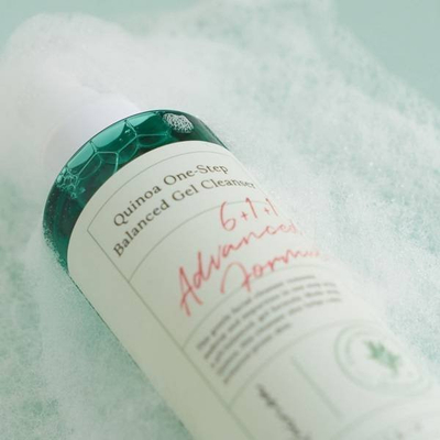 Гел-пенлив чистач за лице AXIS-Y Quinoa One-Step Balanced Gel Cleanser, 180ml, за сите типови кожа