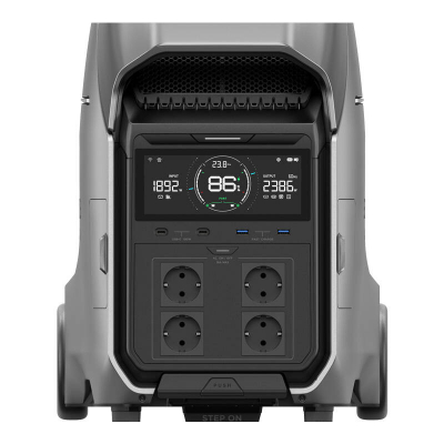 Stacion portativ energjie EcoFlow DELTA Pro 3, 4000W, 12kWh, i argjendtë, i rinovuar