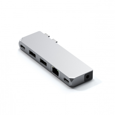 Përshtatës Satechi Aluminium Pro Hub Mini, i argjendtë