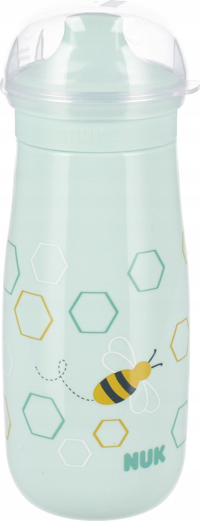 Gotë për mësim pirjeje NUK Mini-Me, 300ml, 9m+, jeshile