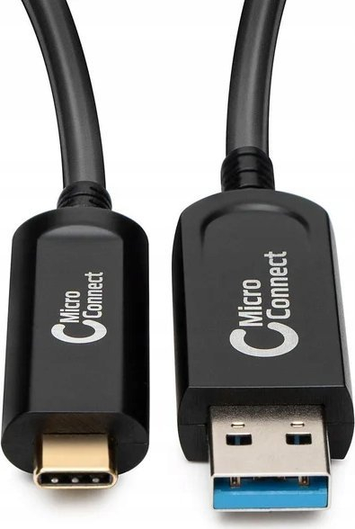 Kabllo USB Microconnect MC-USB3.2CA20OP, USB-C me USB-A, 10 Gbit/s, 20m