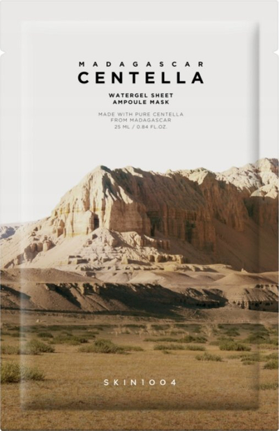 Сет маски за лице SKIN1004 Madagascar Centella Watergel Sheet Ampoule Mask Trio, 3 парчиња, хидратантни, за чувствителна кожа