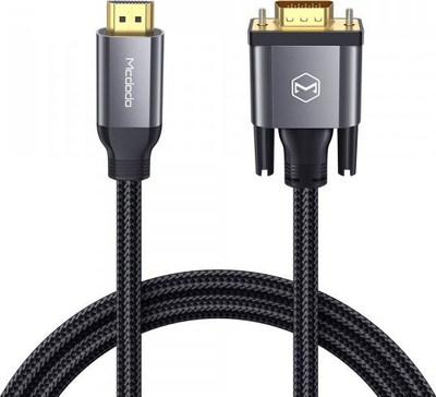 Кабел HDMI во VGA Mcdodo CA-XXXX, 2m, Full HD 1080p, црна