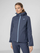 Jelek skish për goca 4F H4Z22 KUDN001, i papërshkueshëm nga uji, me kapuç, blu navy