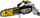 Sharrë me zinxhir Dewalt DCMPS567N, 18 V, 20 cm, e verdhë