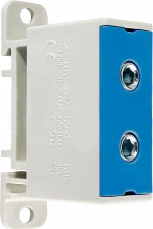 Terminal hekurudhor ZGX 1x35, 1 pol, 35mm², blu