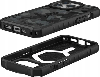 Mbrojtëse telefoni UAG Pathfinder SE MagSafe për iPhone 15 Pro, geo camo, e gjelbër