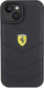 Këllëf telefoni Ferrari Twist Metal Logo për iPhone 15 6.1", eko lëkurë, i zi