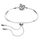 Byzylyk për femra Swarovski Iconic Swan 5649772, i argjendtë