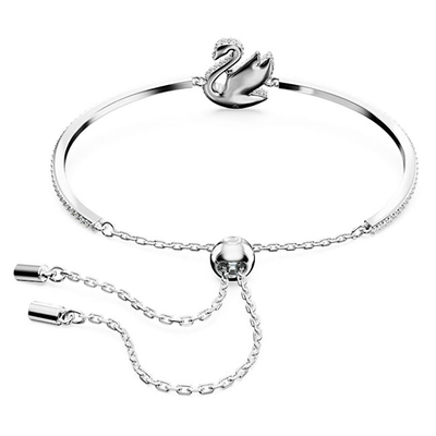 Byzylyk për femra Swarovski Iconic Swan 5649772, i argjendtë
