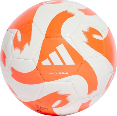 Top futsalli adidas Tiro Club Sala IX3823, madhësi standard, i bardh portokalli