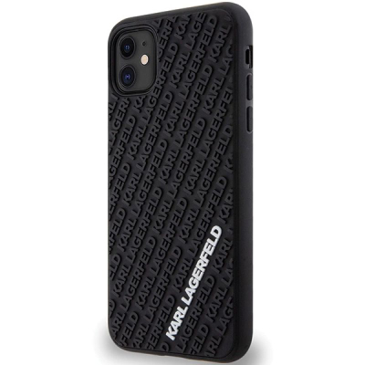 Kapak telefoni Karl Lagerfeld KLHCN613DMKRLK, iPhone 11 XR 6.1", hardcase, i zi