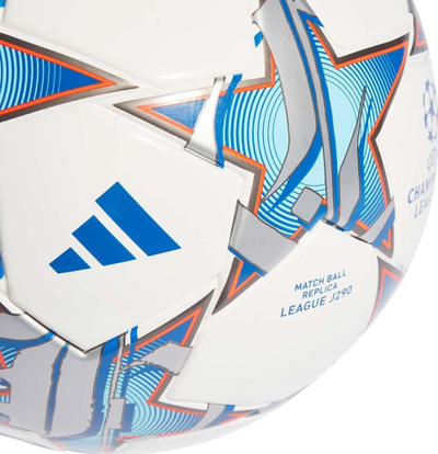 Top futbolli adidas UCL Junior 290 League 23/24, 290 g, për kalamaj, i bardhë shumëngjyrësh