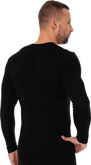 Bluzë me mëngë t’gjata Brubeck LS01120A për burra, XXL, e zezë