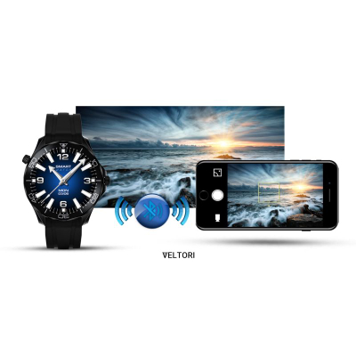 Smartwatch Veltori VT150 1, ekran 1.52", IP68, i zi