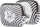 Portofol PIXIE CREW Universal Case MIA ERNO BL, silikon neopren, me piksel, bardh e zi